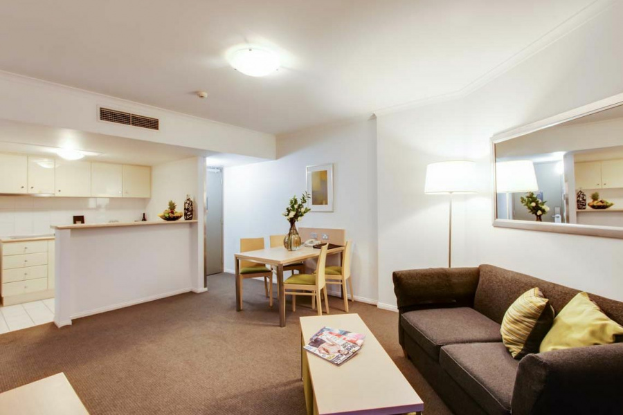 Oakwood Hotel & Apartments Brisbane One-Bedroom Apartment with River View