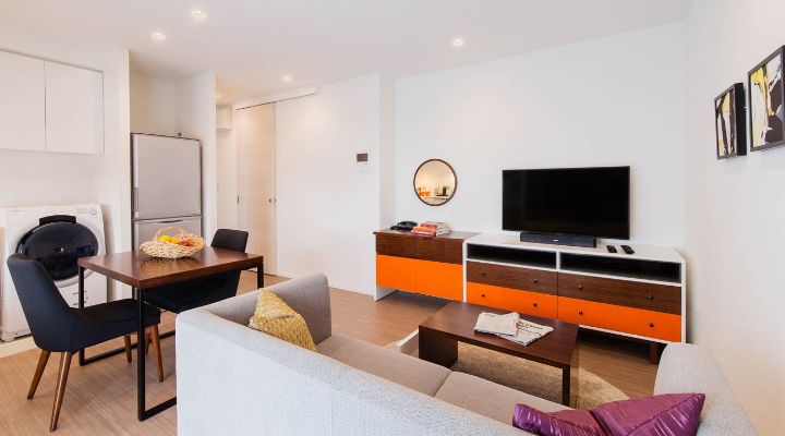Oakwood Apartments Azabudai, Tokyo One-Bedroom Apartment with Study Superior