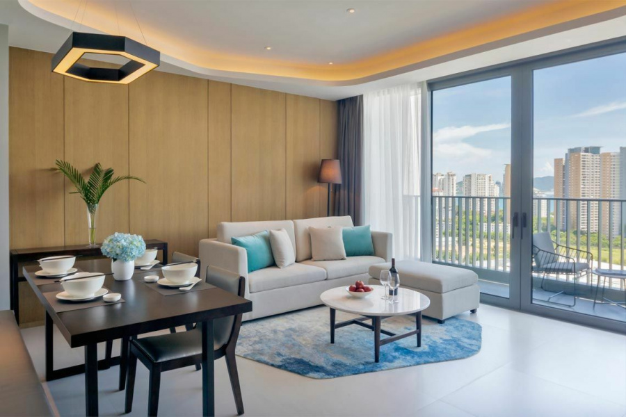 Oakwood Apartments Sanya Two-Bedroom Executive Apartment with Ocean View