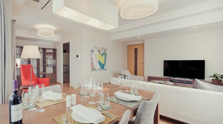 Oakwood Residence Shinagawa, Tokyo. Three-Bedroom Superior Apartment